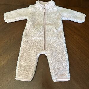 Carter's Soft Pink Sherpa Footie